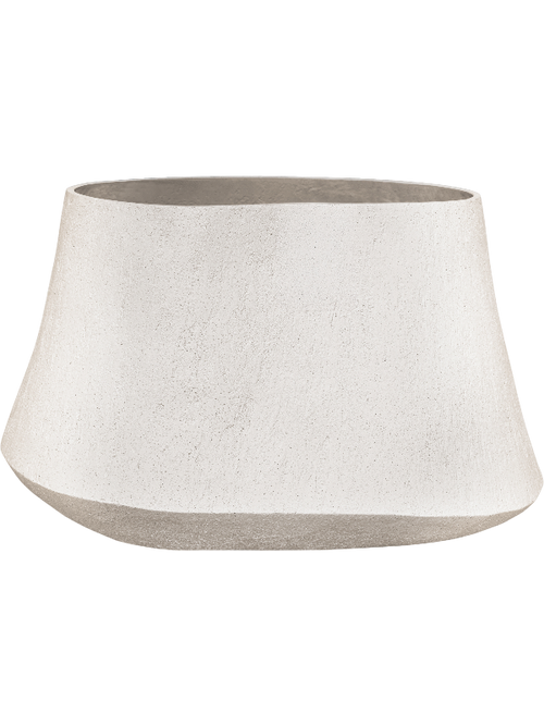 Rondello trough pot in camel sand