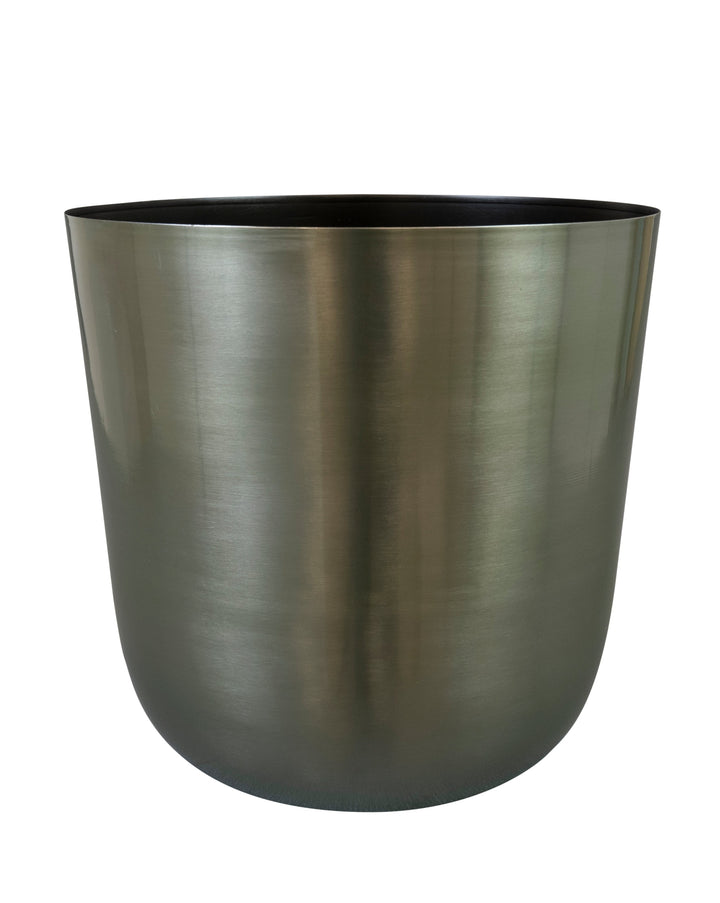 Brushed Metal Planters