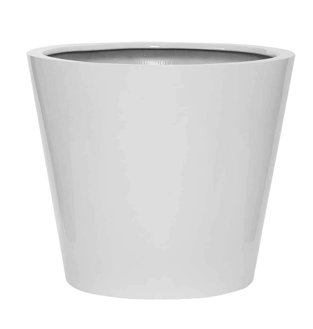 Fiberstone Bucket Planters White