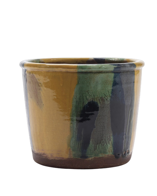 Glazed ceramic plant pot — Plant Drop