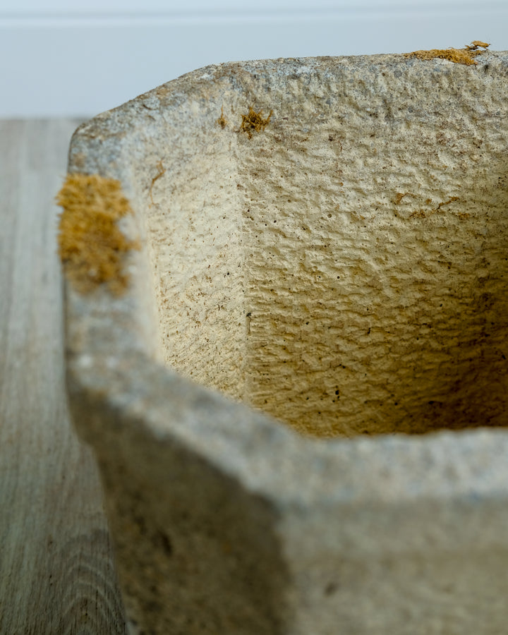 Octagonal Concrete Planter, Small