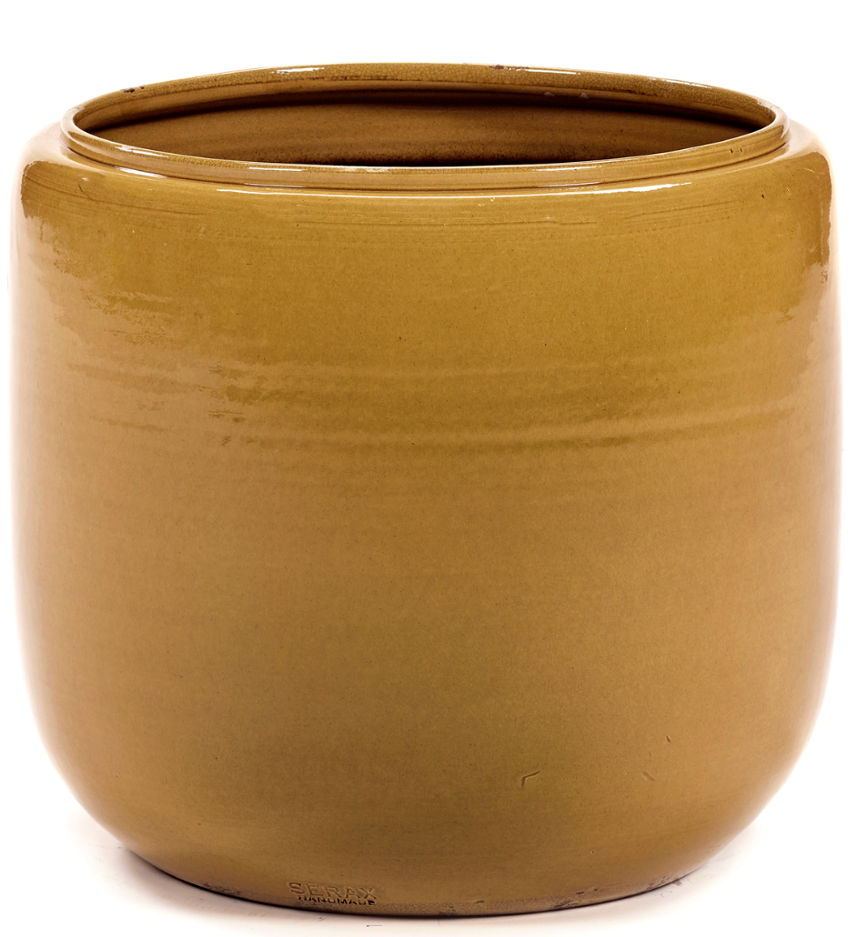 Glazed Flowerpot By Serax