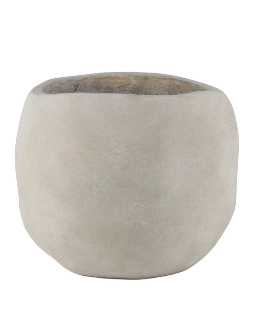 Shape grey planter with soft rounded profile — Plant Drop