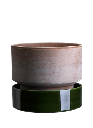 The Hoff pot by Bergs, raw glazed ceramic planter — Plant Drop