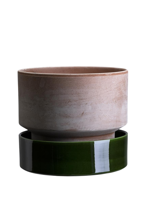 The Hoff pot by Bergs, raw glazed ceramic planter — Plant Drop
