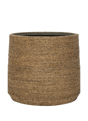 Traditionally woven straw grass planter — Plant Drop