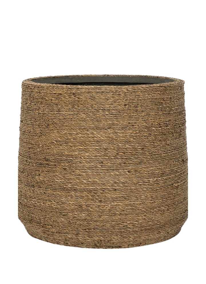 Woven Straw Planter