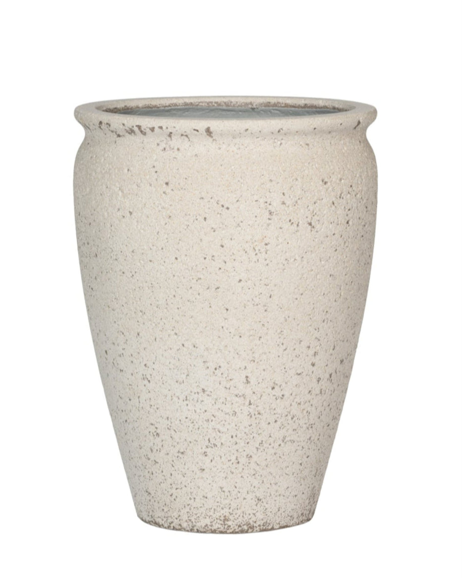 Grecian Artemis tall urn in chalk white