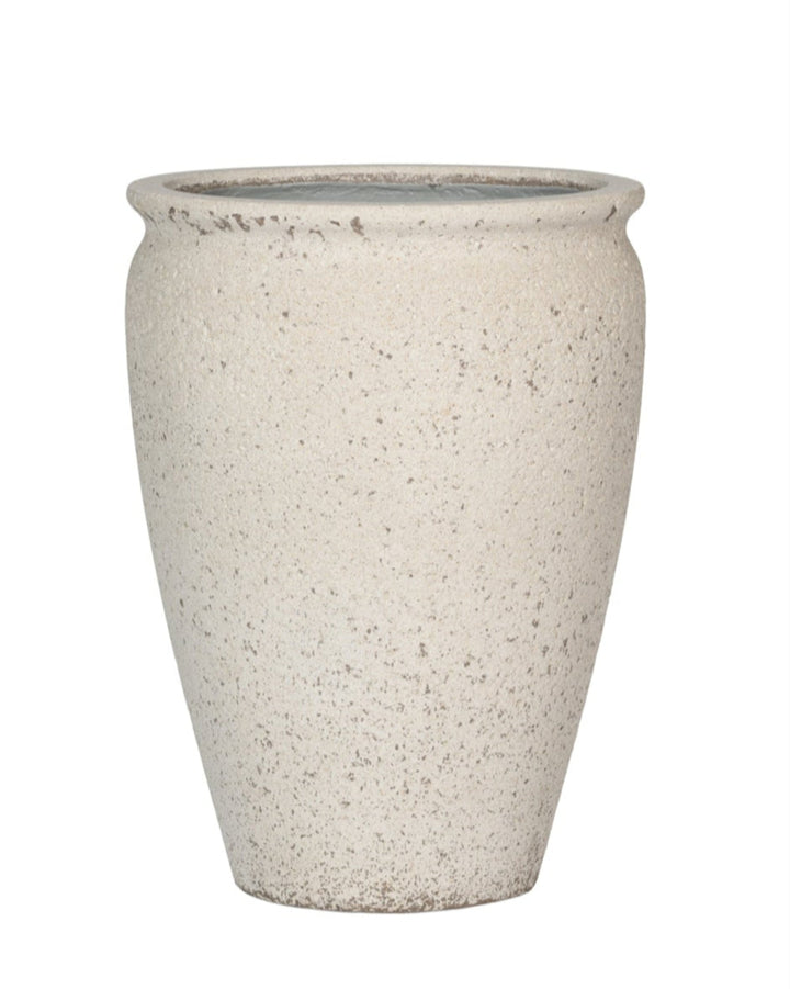 Grecian Artemis tall urn in chalk white