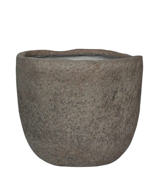 Mountain planter with ridged sculptural texture — Plant Drop