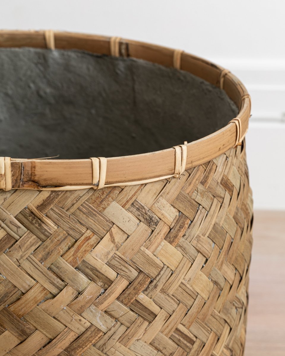 Bamboo Fiberclay Lined Planter - Plant Drop