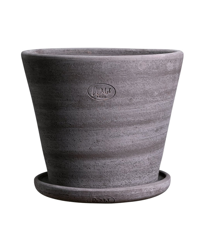 Julie Raw Rosa Terracotta Planter With Saucer By Bergs - Plant Drop