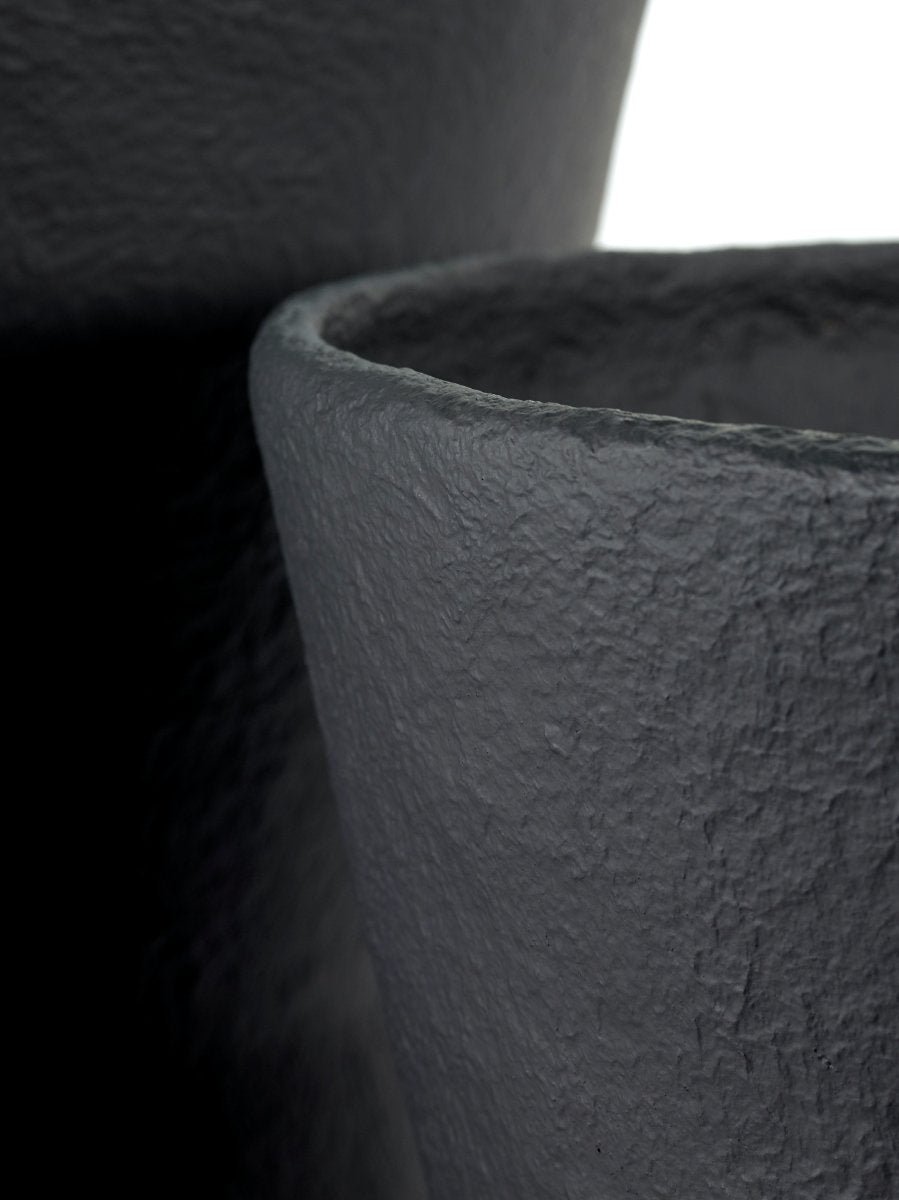 Papier-Mâché Black Planter By Marie Michielssen - Plant Drop