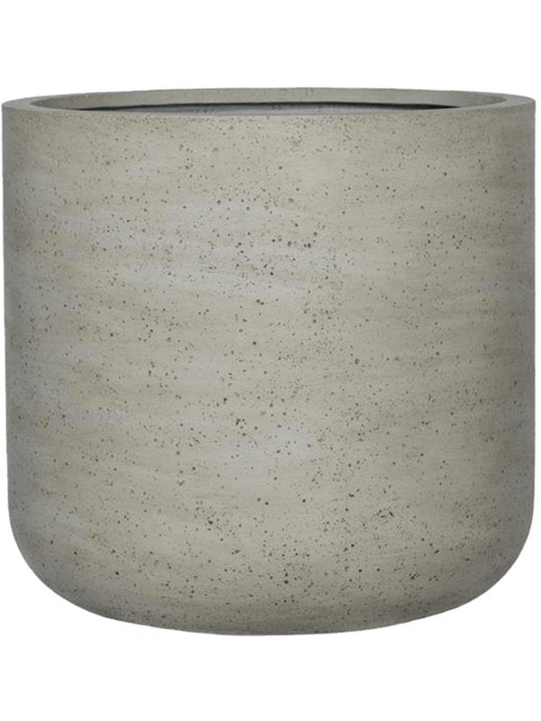 Rough Grey-Beige Washed Concrete Straight - Plant Drop